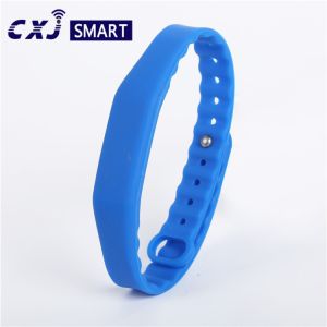 GYM RFID NFC Bracelet , NFC Silicone Wristbands Waterproof