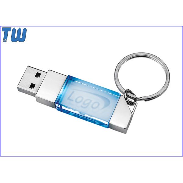 Buy Slim Delicate 2GB Pendrives Flash Stick Crystal Free Key Ring at wholesale prices