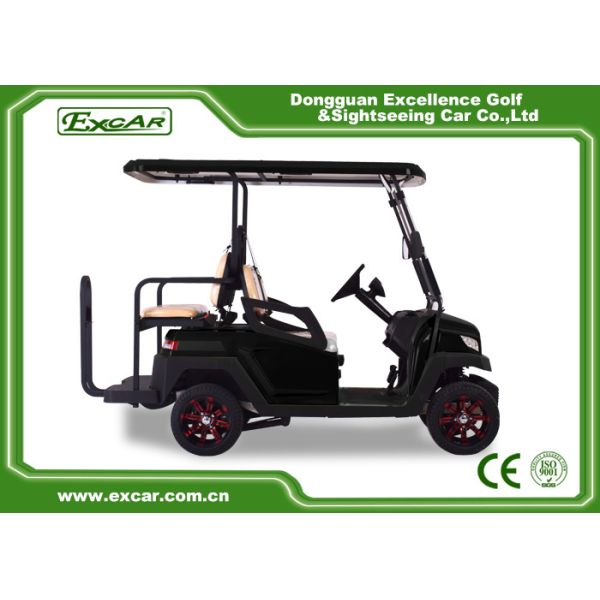Acid Lead Battery Electric Golf Carts 4 Passenger Car For Tourist