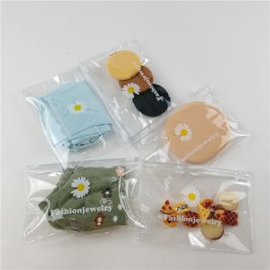 High Clear PE Material Plastic Packaging Bag for Comestic with Customized Size