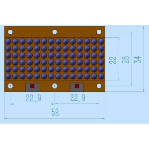 High Speed Narrow Web Printer 5222 COB UV LED Module