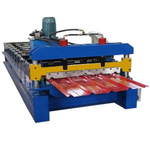 China 840mm Trapezoidal Panel Ibr Roof Roll Forming Machine on sale