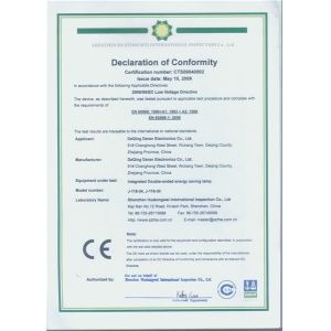 DEQING DARAN ELECTRONICS FACTORY Certifications