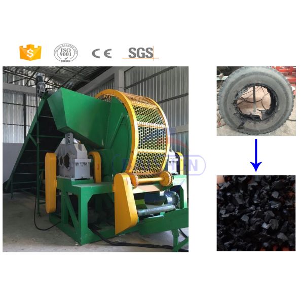 Buy High efficiency old tractor tire recycling shredder manufacturer with CE at wholesale prices