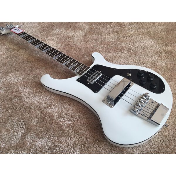 4 string bass guitar set in neckshark inlay on rosewood black ABS binding set in