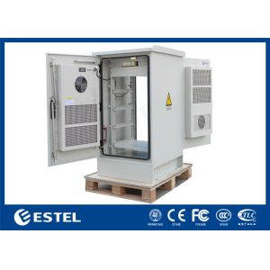 20U Outdoor Telecommunication Enclosure Galvanized Steel Outdoor Equipment