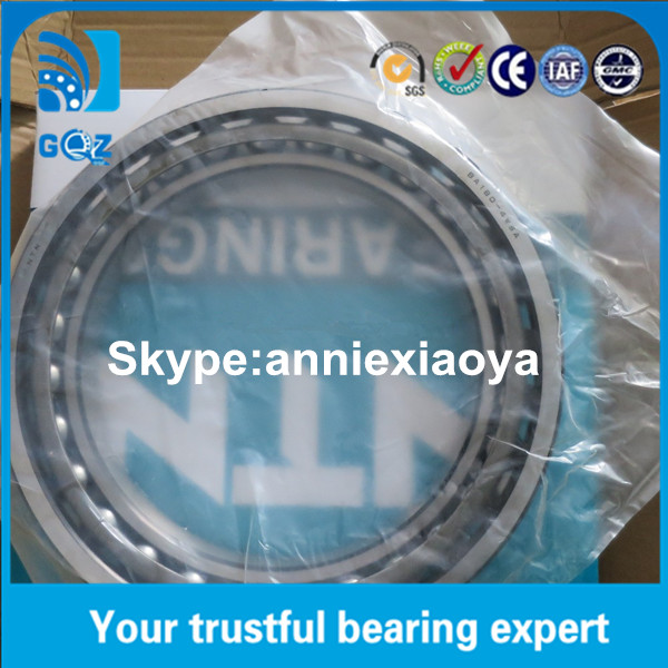Excavator Precision Angular Contact Bearings , Single Row Wheel Ball Bearing