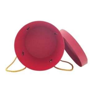 High-stand Gift Packaging Boxes Cylinder Craft Paper Stamping / Embossing