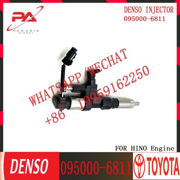 diesel common rail injector 095000-6602 095000-6753 095000-6811 for H-INO J08C J08E 500 Series 23670-E0040 23670-E0030