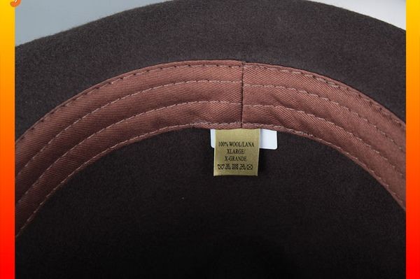 1088 Sun Accessory customized fashion mens fedora hats wool felt hats
