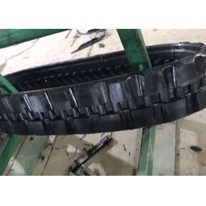 Bobcat Loader Rubber Crawler Tracks Continuous With Adjustable Link / Lengh