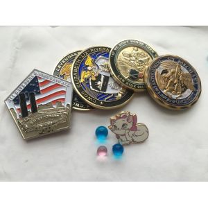 High Quality Custom 3D Souvenir Metal Police Challenge Coin With Epoxy