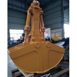 Jcb8014 Excavator Hydraulic Clamshell Grab Bucket Loading Unloading Materials