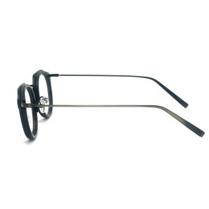 BD129M Your Personality Acetate Metal Frames in Round Shape