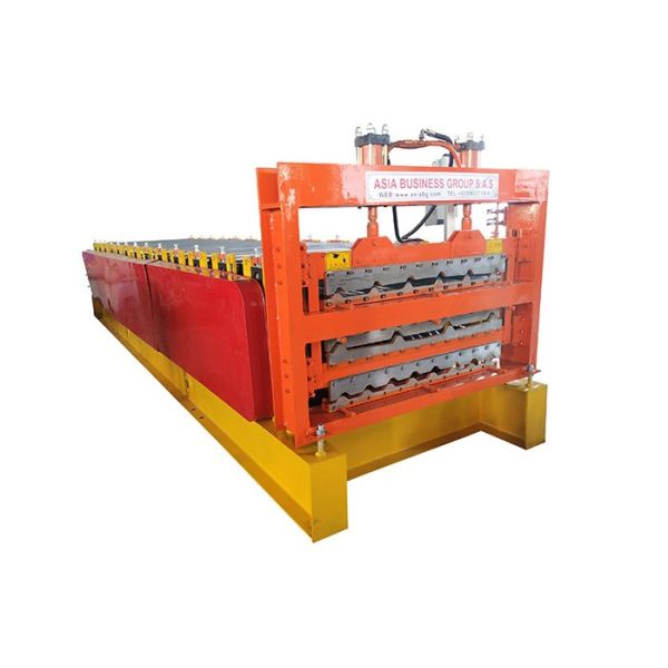 Buy Roof Tile 1200mm 70mm Shaft Aluminium Roll Forming Machine at wholesale prices