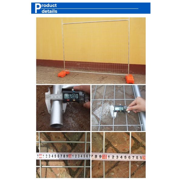 Strong Secure Temporary Fencing Swimming Pool Protection Fence High Strength