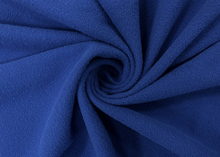 Buy 205GSM Brushed Knit Fabric / Super Soft Blue Polyester Fabric 160cm Width at wholesale prices