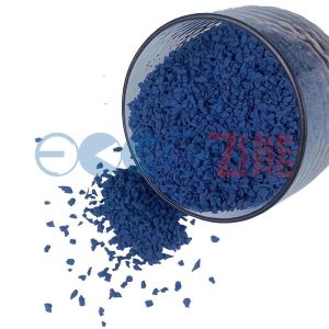 Dark Blue EPDM Color Rubber Granules IAAF WAF Certificate