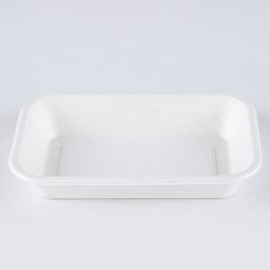 Biodegradable Sugarcane Bagasse Takeaway Food Tray with Lid