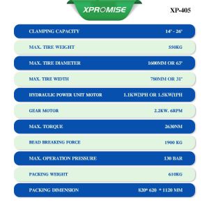 Heavy Duty Truck Tire Changers with CE