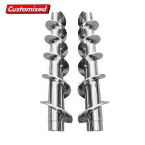2025 Custom Auger Stainless Steel Feedscrew Factory Barrel Worm Harden Steel