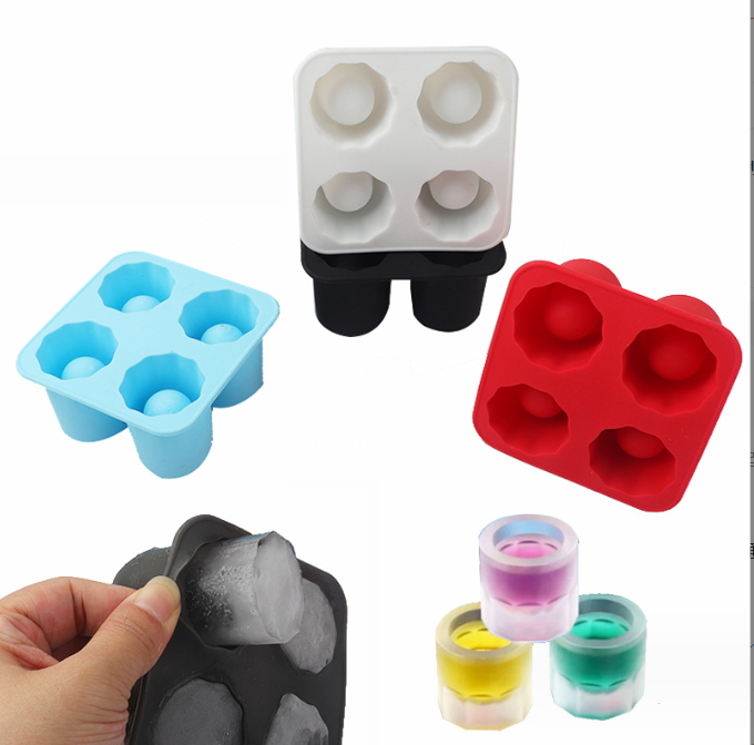 Stocked Silicone Ice Cube Mold for Summer Bar Party Beer Ice Drink Tool Accessories