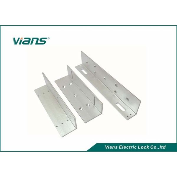 Vians Standard Em Lock Aluminum L Bracket For Door Installation , Sandblast