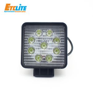 Etclite Super Bright 24V 12V Spot Led Light Truck Tractor Boat 4X4 4Inch 27W