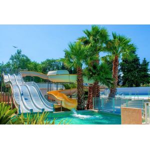 Commercial Water Park Amusement Equipment Fiberglass Slide 1 Person