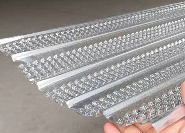Galvanized metal High Rib Formwork For Concrete 90mm Rib distance