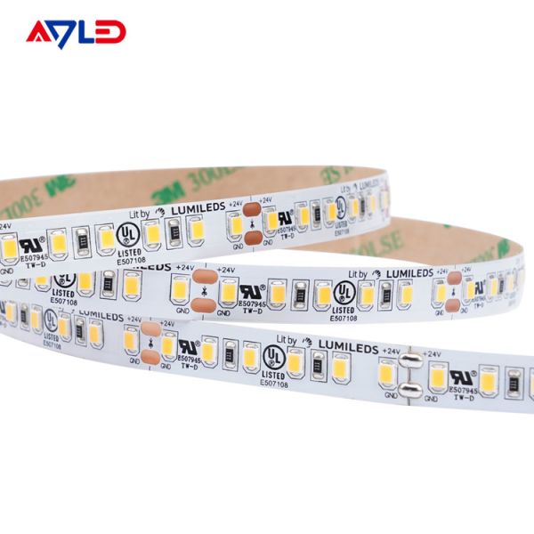 Buy High CRI Lumileds LED Strip Lights 2700k 2835 120LEDs/M Ribbon Lighting For Room at wholesale prices