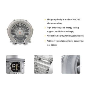 2RB Industrial Air Pump Side Channel Blower Max 90 - 660mbar