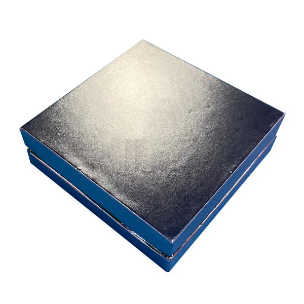 Wholesale Customized Luxury Silver Stamping Ring/Jewelry/Necklace Packaging Gift Box Hardcover Packing Gift Box