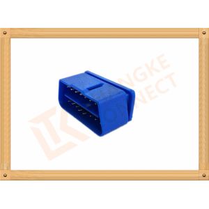 PVC BLUE OBDII 16 Pin Male OBD Diagnostic Connector CK-SOM002B