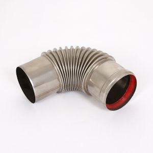 Round Ventilated Adjustable Stove Pipe Elbow High Temperature Resistant