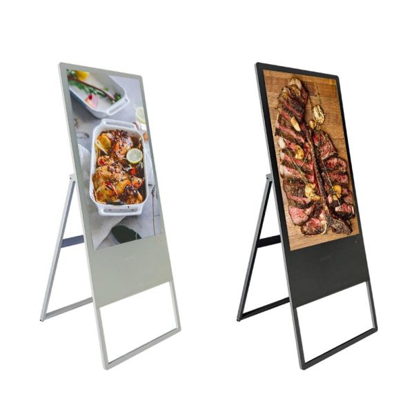 50 Inch Portable Kiosk Stand Android Advertising Poster For Shopping Mall