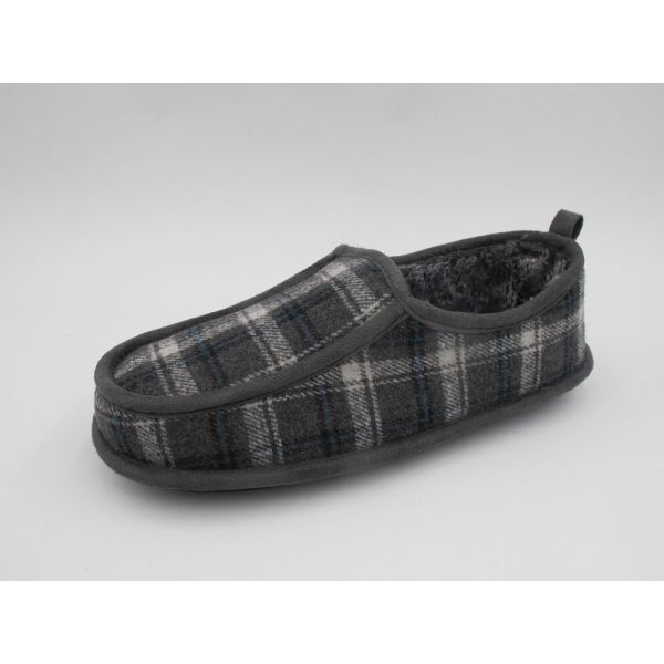 Custom Brand Mens Warm Slipper Comfortable House Shoes With Arch Support