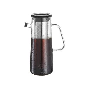 China Borocilicate Glass Cold Brew Coffee Maker 1000ml Capacity Easy To Use on sale