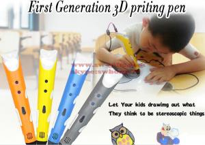 China 3D pens 2nd Generation LED Display DIY 3D Printer Pen With 3Color 9M ABS Arts 3d pens For Kids Drawing Tools on sale