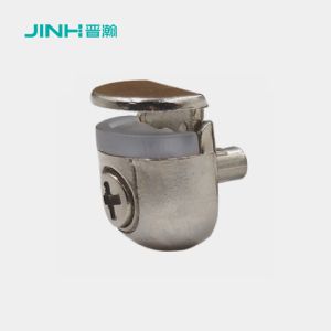 China Semi Circular Glass Panel Clamp Glass Partition Clips OEM Customized on sale