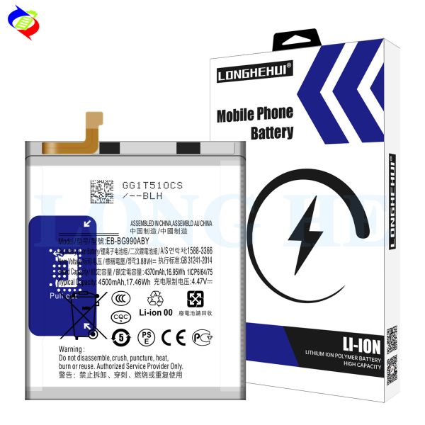Capacity EB-BG990ABY Battery for Samsung Galaxy S21 fe 5G SM-G990B SM-G990W/E