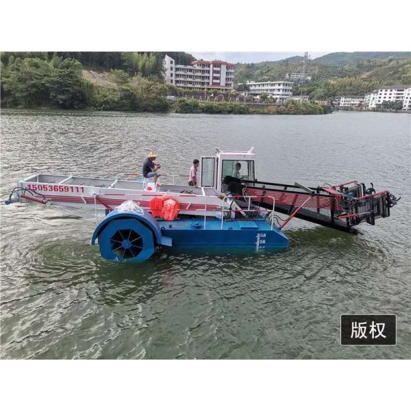 Hot sale Brand new KEDA New river trash skimmer vessel/Lake Weed Harvester