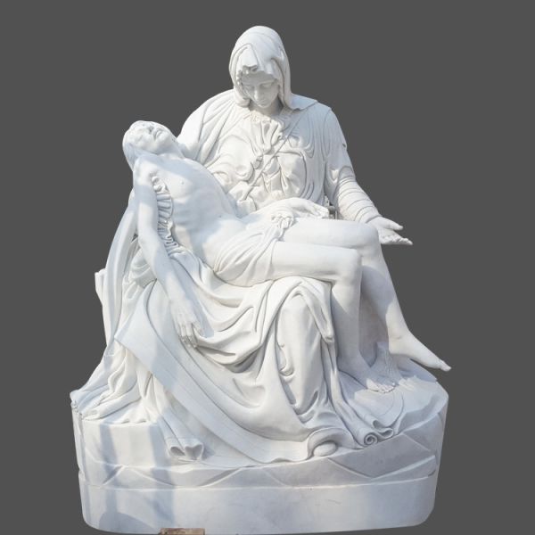 Buy Jesus and Saint Mary religious marble sculpture,stone carvings at wholesale prices