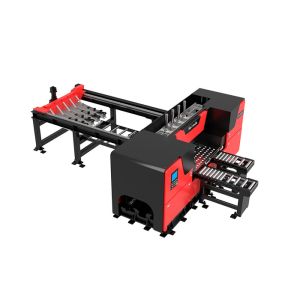 China Automatic Feeding CNC Horizontal Band Saw Machine PLC Control on sale