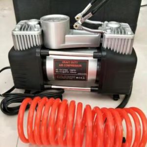 High Pressure Hand Portable Air Compressor With Double Cylinder for car tire