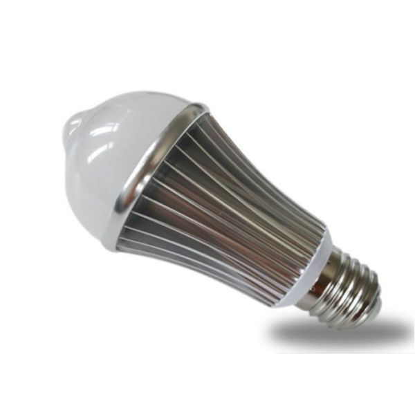 Buy Aluminum 9W PIR Sensor LED Bulb 85-265V 2700-6500K with high quality aluminum material at wholesale prices