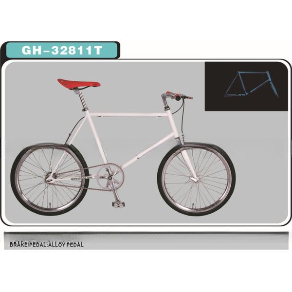 Road Bicycles or Fixie Bikes CR-MO Bicycle Frame Top Choice with Alloy Handlebar Stem