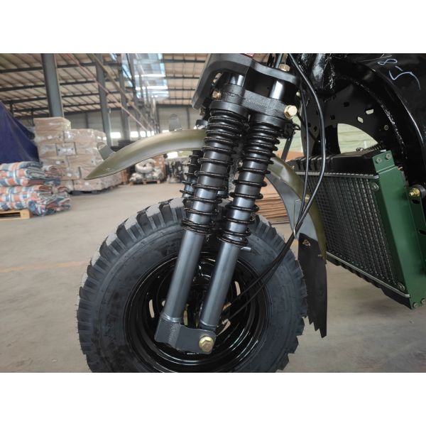 Transportation Made Easy with Motorized Cargo Tricycle One Seat and Basket Included