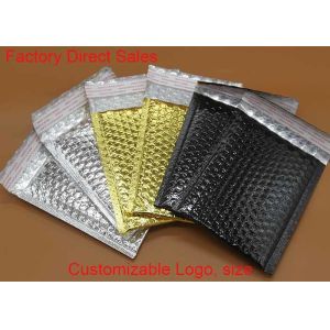 Protective Bubble Packaging Poly Mailers Shipping Envelopes Copperplate / Offset