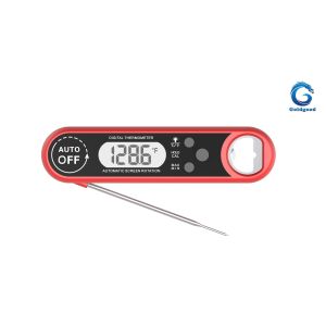 Instant Digital Cooking Thermometer With Alarm Battery Probe Steak Milk